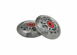 Brand new ⌛ Mon Ster 76 Mm (3" X 1") Light-Up Scooter Wheels With Bearings (Set Of 2) 🎁