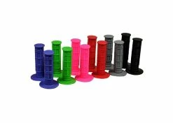 Flash Sale 🔥 Mon Ster Rubber Waffle Style Handlebar Grip Set For Scooters, ATVs, & Dirt Bikes ❤️