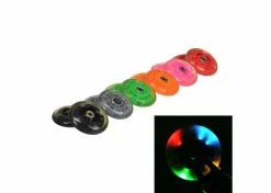 Buy 👏 Mon Ster 100 Mm / 98 Mm Replacement Flashing Light LED Kick Scooter Wheel With Bearings (Set Of 2) 👏